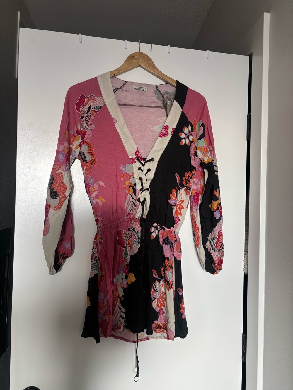 Maaji lace up cover up